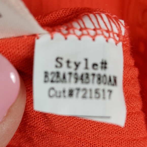 NWT Boho Tunic Embroidered Open Back Adiva Size Medium - Picture 12 of 16